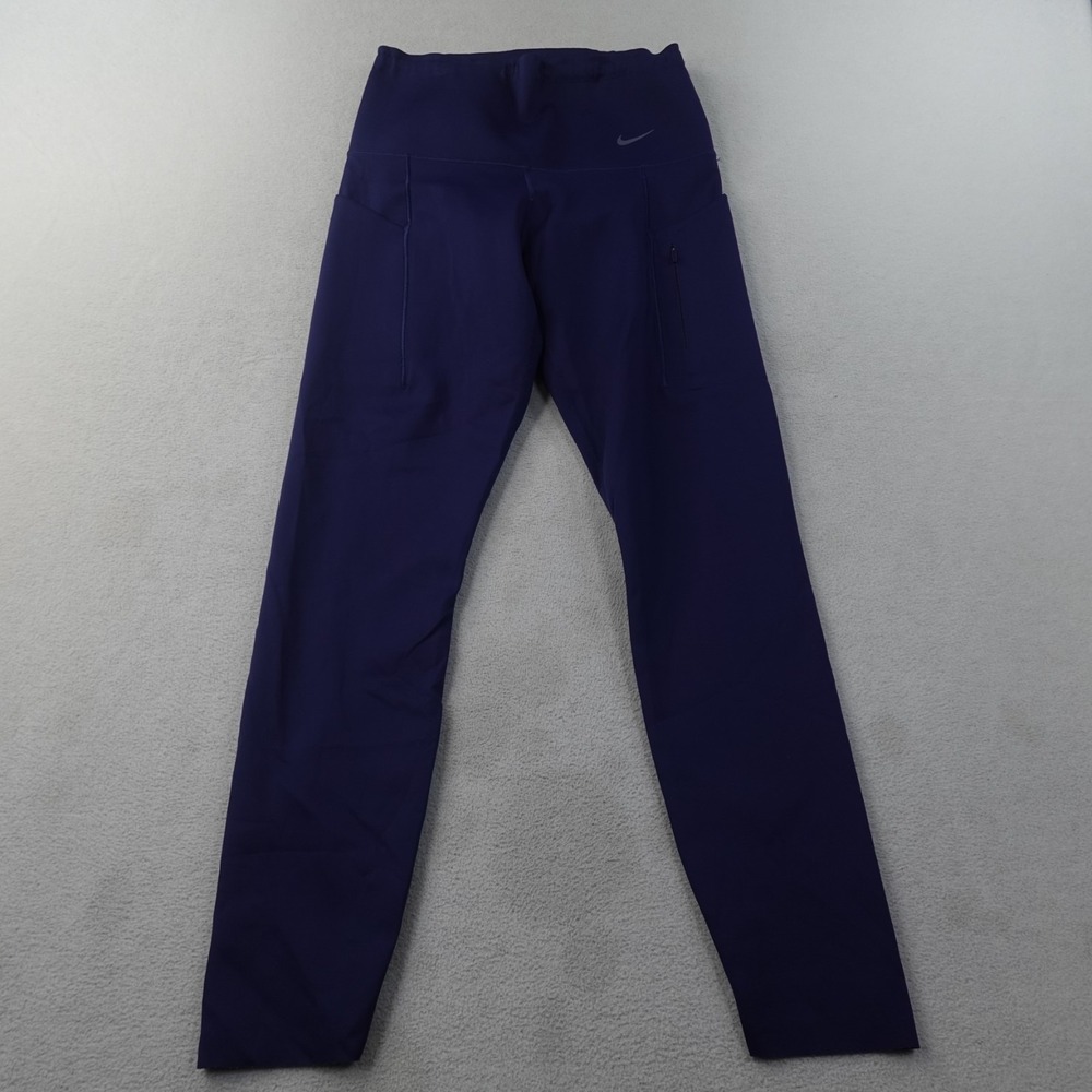 Nike Go Firm Support Leggings Womens M Purple High Waist 7/8 Dri-FIT DQ5636